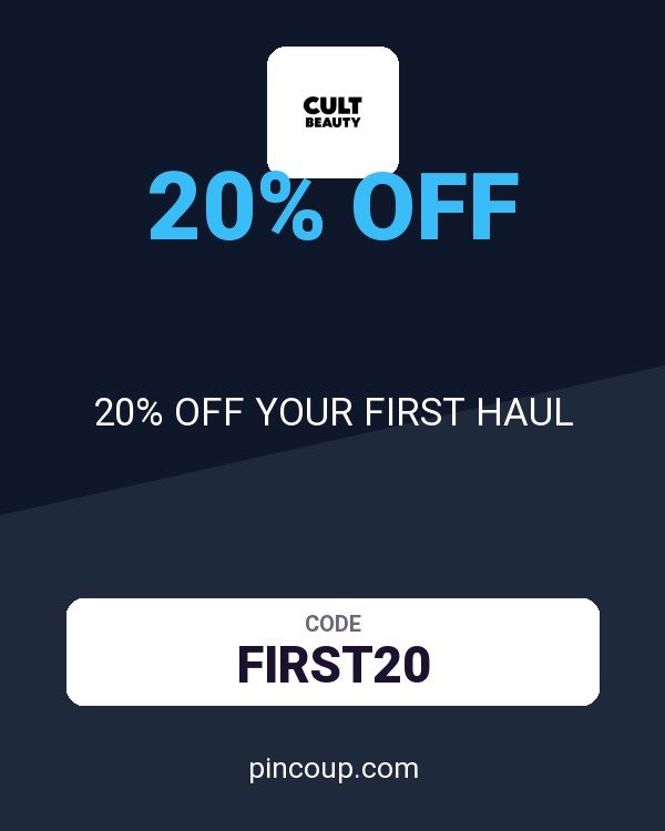 Cult Beauty coupon: 20% OFF YOUR FIRST HAUL