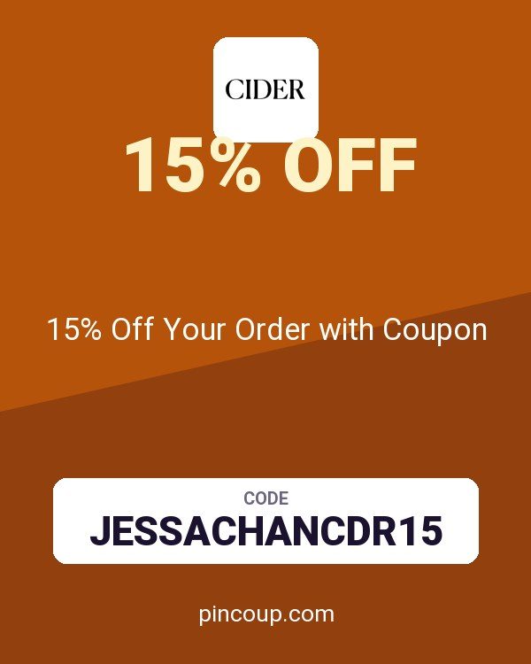 Cider: 15% Off Your Order with Coupon