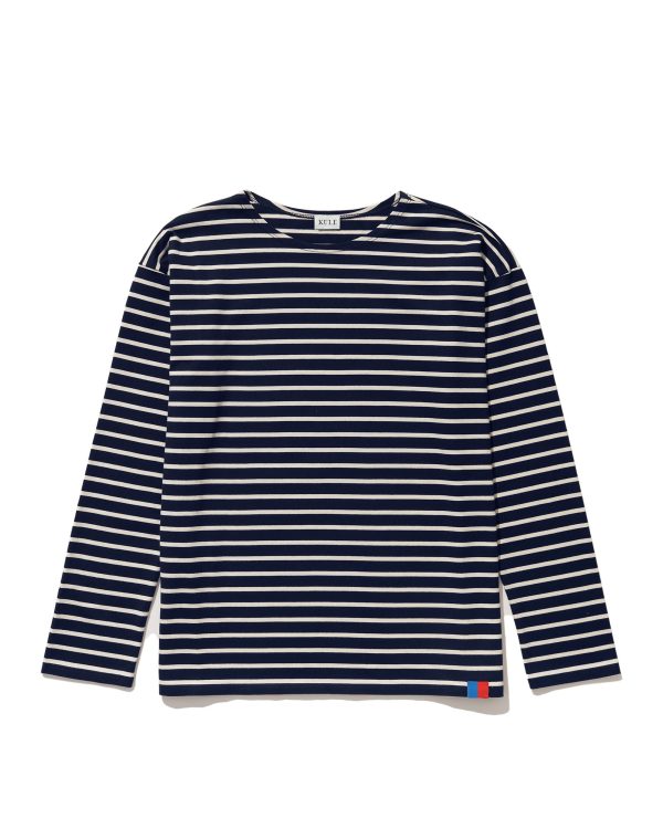 The Boyfriend - Navy/Cream at Kule