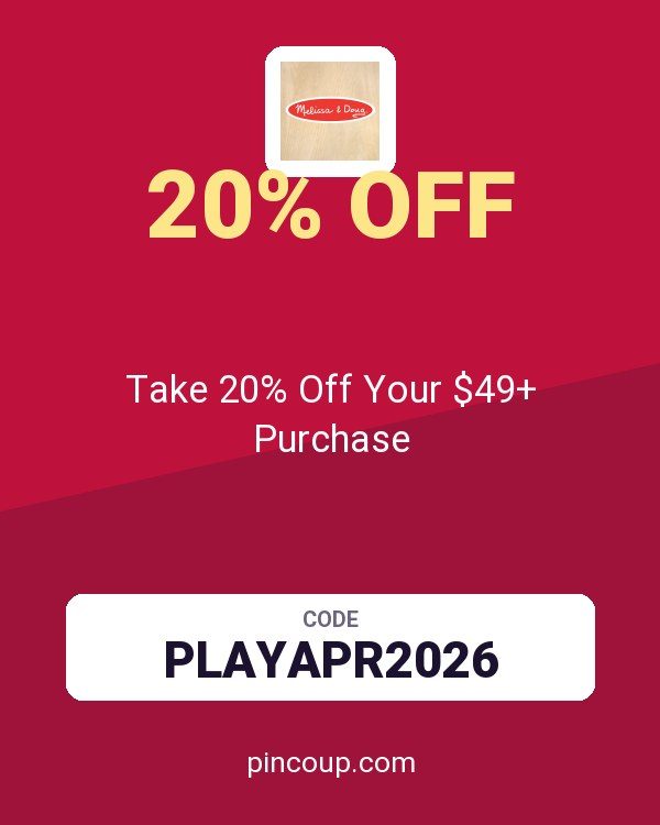 Melissa and Doug coupon: Take 20% Off Your $49+ Purchase