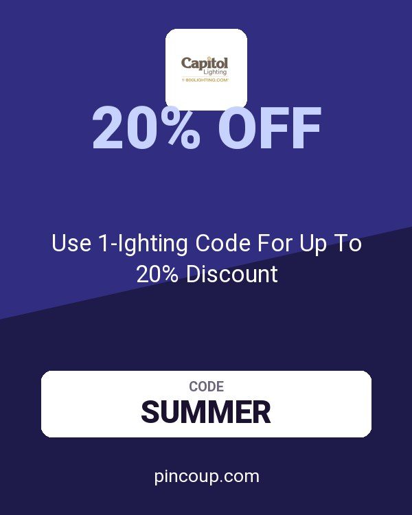 1-800Lighting coupon: Use 1-Ighting Code For Up To 20% Discount