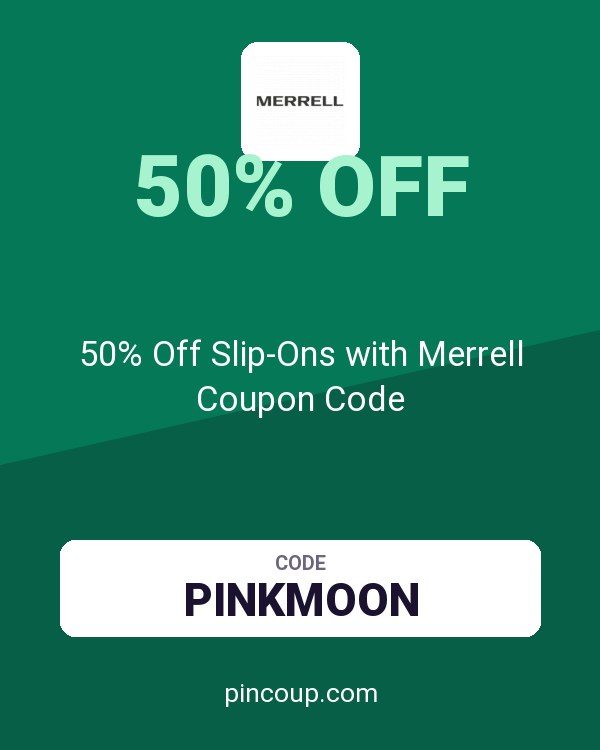 50% Off Slip-Ons with Merrell Coupon Code