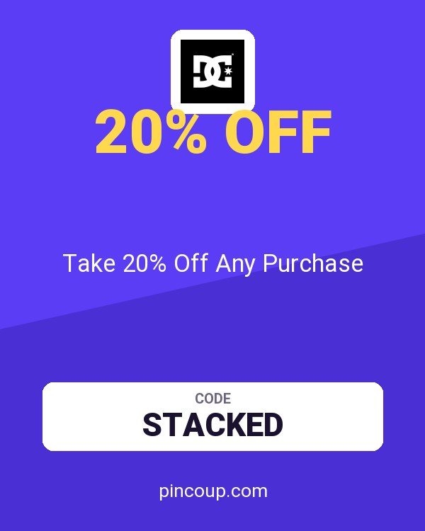 DC Shoes coupon: Take 20% Off Any Purchase