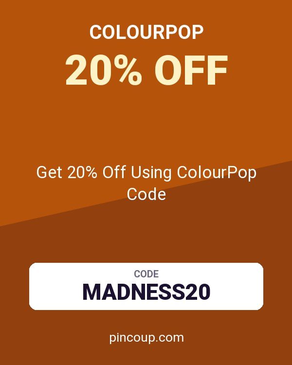 Get 20% Off Using ColourPop Code