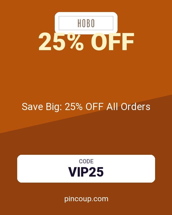 HOBO Bags coupon: Save Big: 25% OFF All Orders