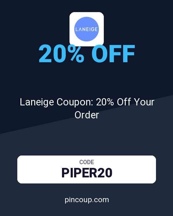 Laneige Coupon: 20% Off Your Order