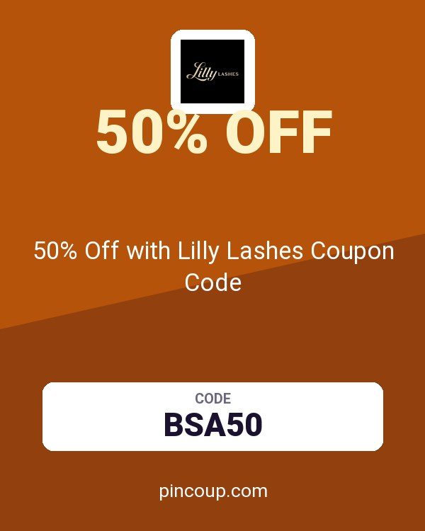 50% Off with Lilly Lashes Coupon Code