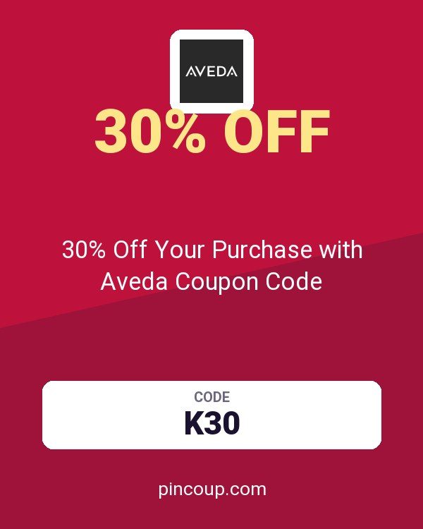 Aveda Corporation: 30% Off Your Purchase with Aveda Coupon Code