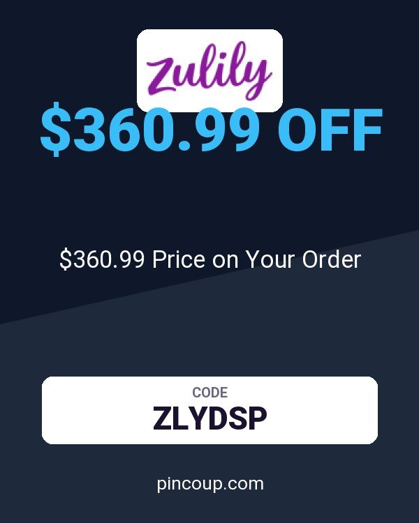 Zulily coupon: $360.99 Price on Your Order