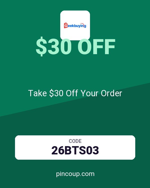 GeekBuying coupon: Take $30 Off Your Order