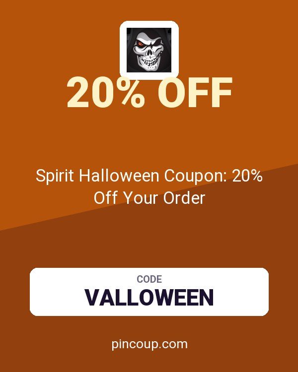 SpiritHalloween.com: Spirit Halloween Coupon: 20% Off Your Order