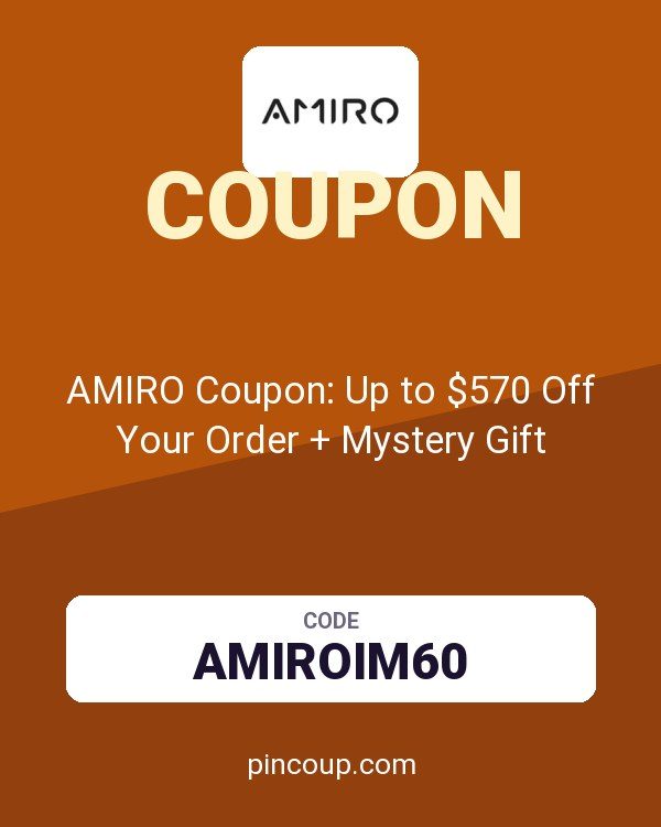 AMIRO Coupon: Up to $570 Off Your Order + Mystery Gift
