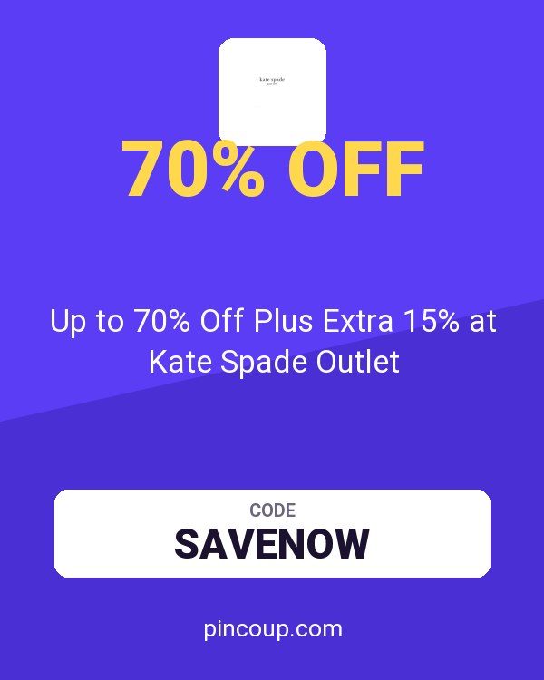 Up to 70% Off Plus Extra 15% at Kate Spade Outlet