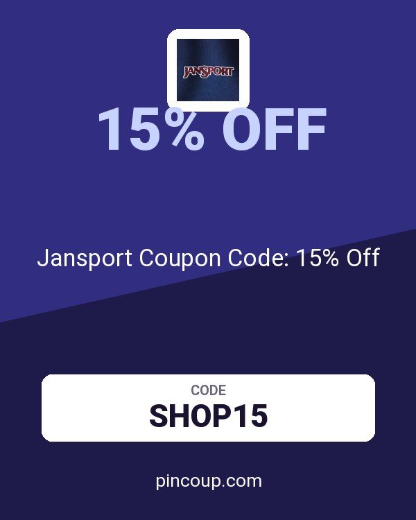 Jansport Coupon Code: 15% Off