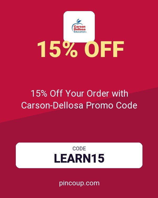 15% Off Your Order with Carson-Dellosa Promo Code