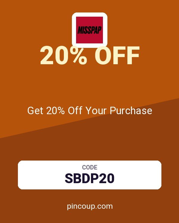 Misspap UK & IE coupon: Get 20% Off Your Purchase