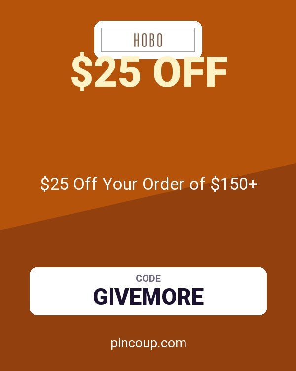 HOBO Bags coupon: $25 Off Your Order of $150+