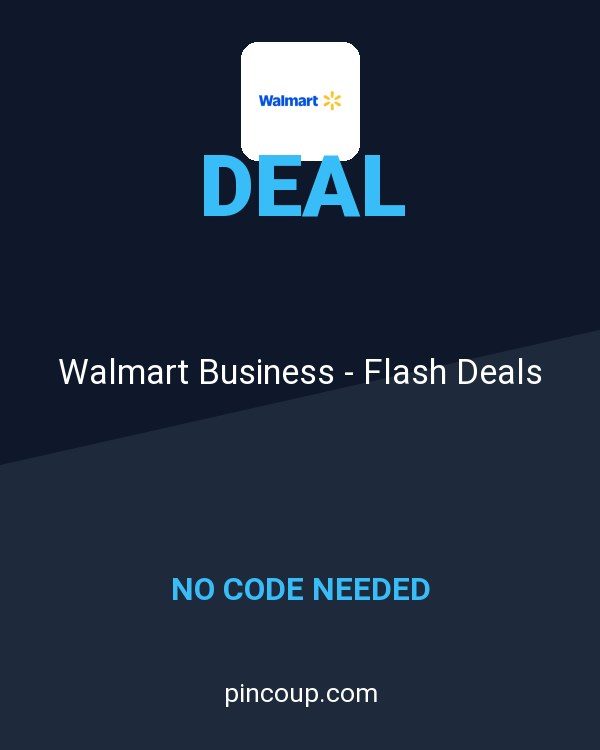 Walmart.com coupon: Walmart Business - Flash Deals