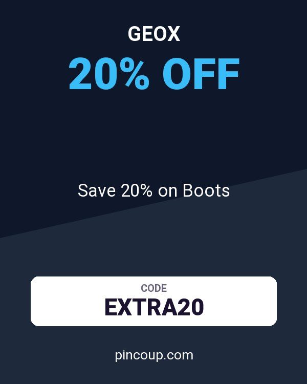 Geox coupon: Save 20% on Boots