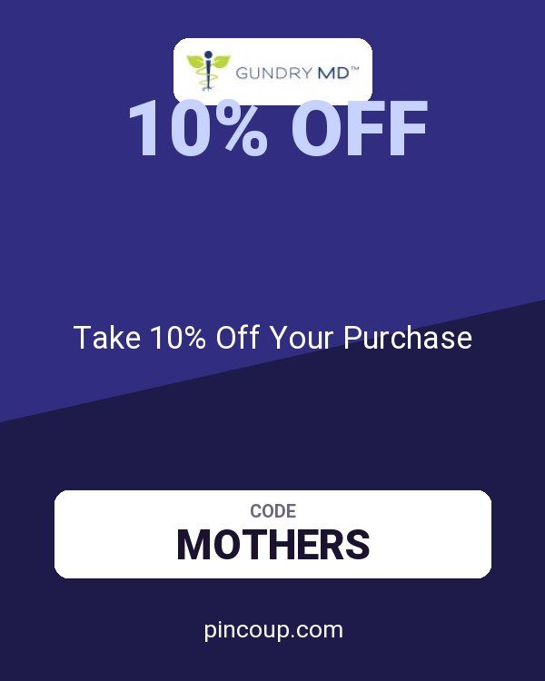 Gundry MD coupon: Take 10% Off Your Purchase