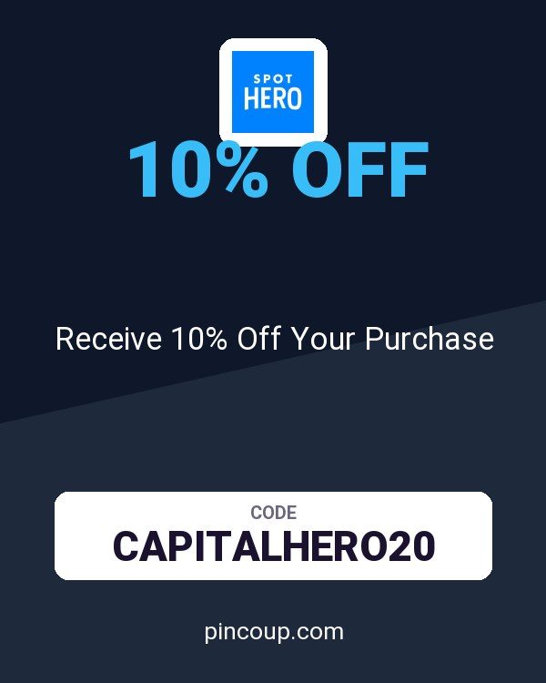 SpotHero coupon: Receive 10% Off Your Purchase