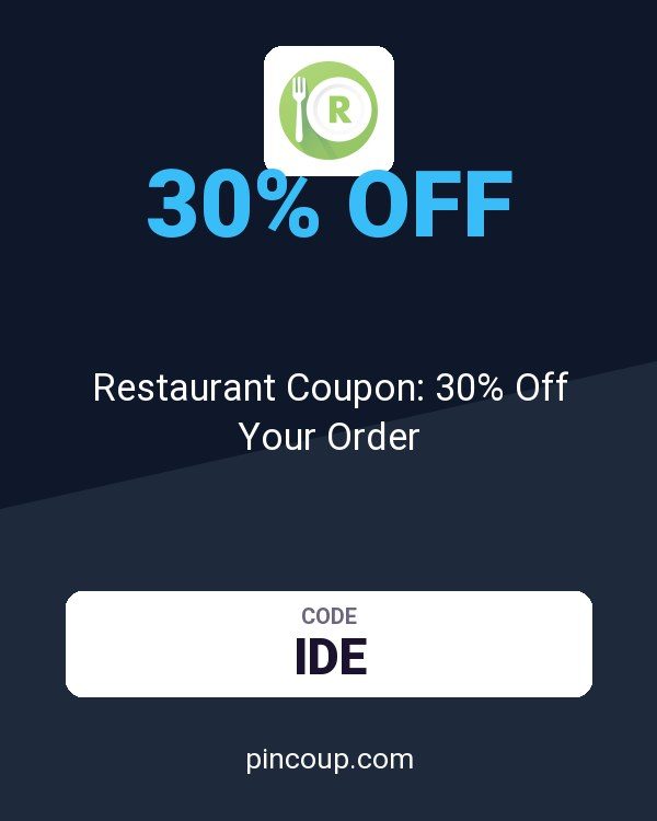 Restaurant.com: Restaurant Coupon: 30% Off Your Order