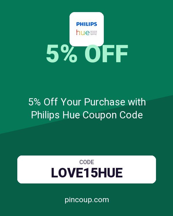 5% Off Your Purchase with Philips Hue Coupon Code