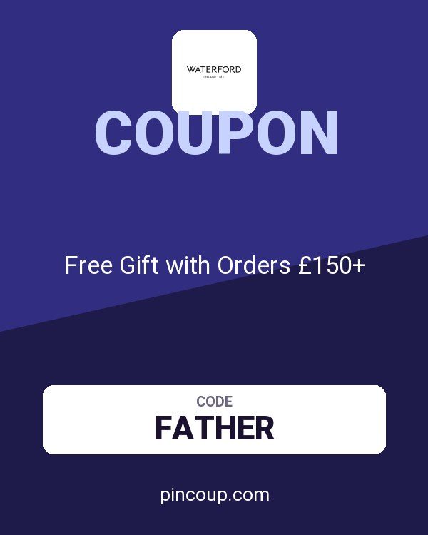 Waterford coupon: Free Gift with Orders £150+