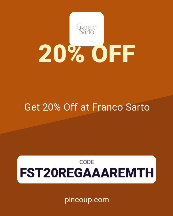 Get 20% Off at Franco Sarto