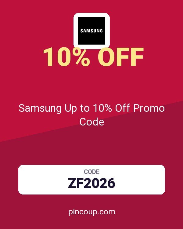 Samsung Up to 10% Off Promo Code