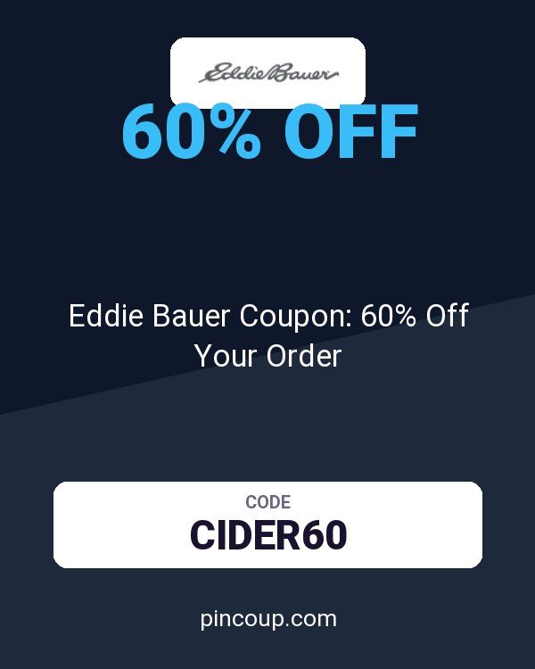 Eddie Bauer Coupon: 60% Off Your Order