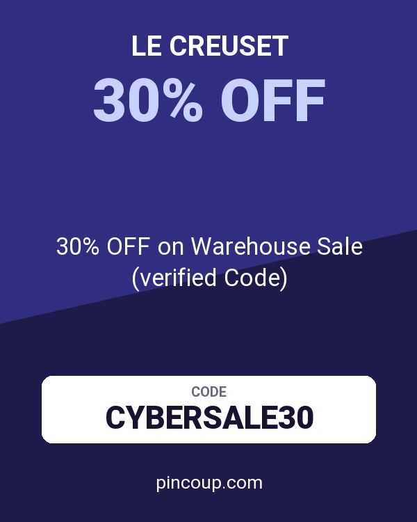 Le Creuset coupon: 30% OFF on Warehouse Sale (verified Code)