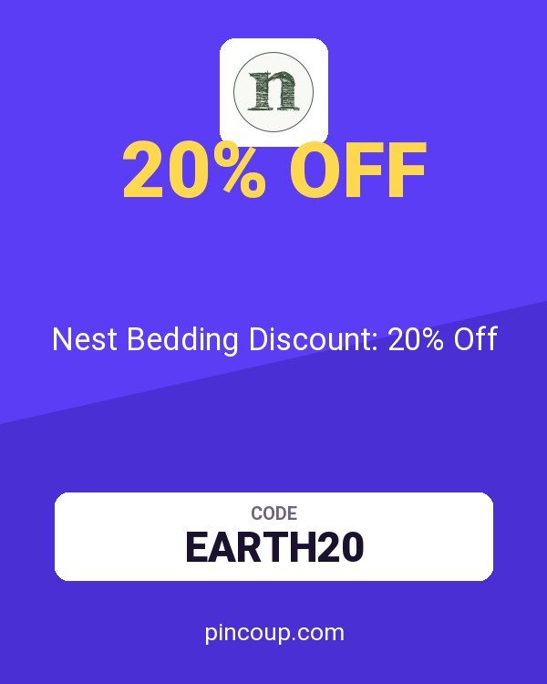 Nest Bedding Discount: 20% Off