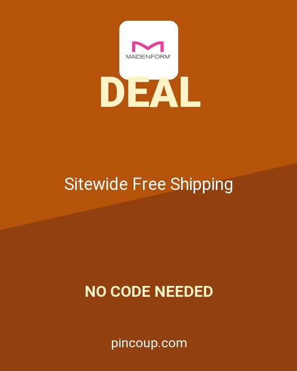 Maidenform coupon: Sitewide Free Shipping