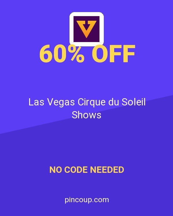 VEGAS.com coupon: Las Vegas Cirque du Soleil Shows