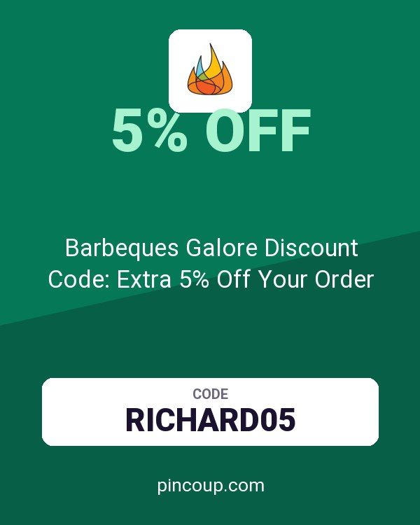 Barbeques Galore Discount Code: Extra 5% Off Your Order