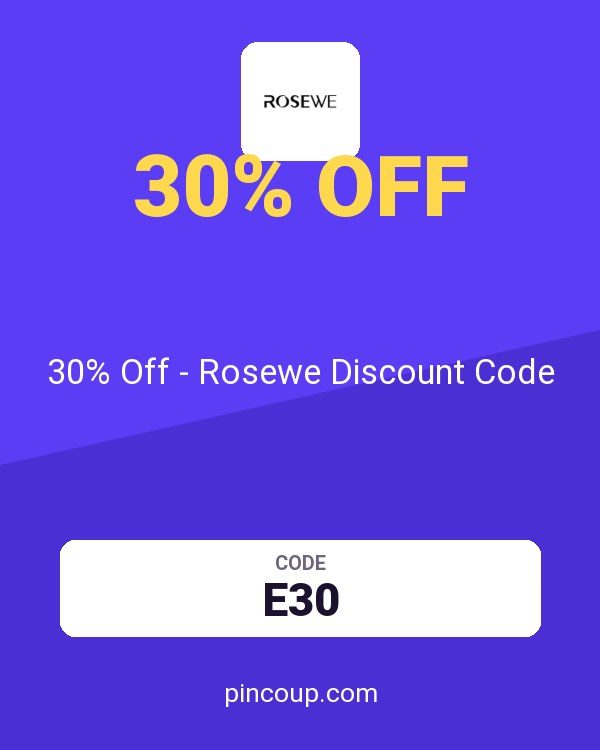 Modlily coupon: 30% Off - Rosewe Discount Code