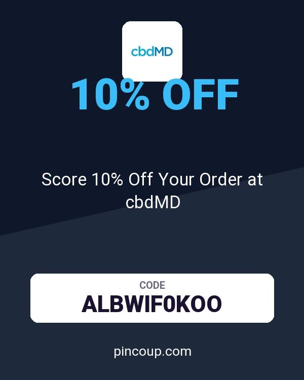 Score 10% Off Your Order at cbdMD