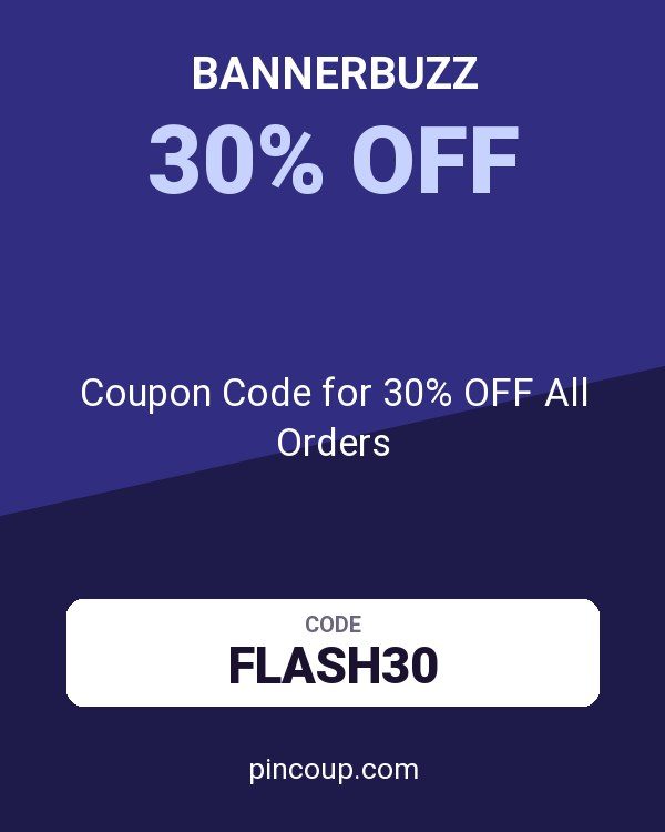 Bannerbuzz: Coupon Code for 30% OFF All Orders