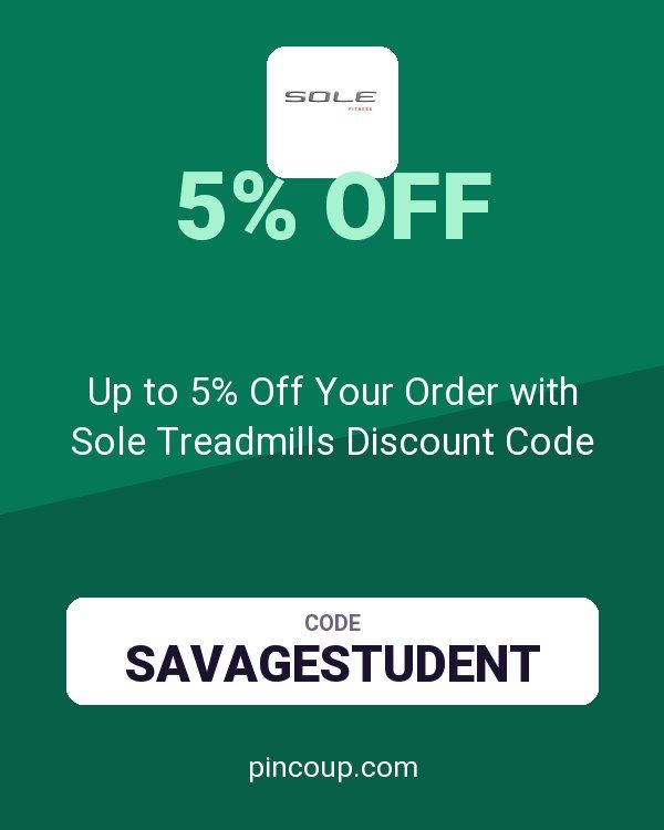 Sole Fitness coupon: Up to 5% Off Your Order with Sole Treadmills Discount Code