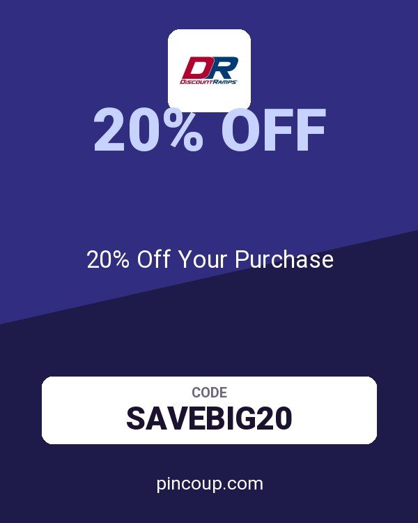 Discount Ramps coupon: 20% Off Your Purchase