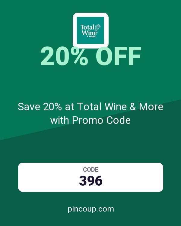 Save 20% at Total Wine & More with Promo Code