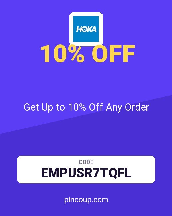 Hoka One coupon: Get Up to 10% Off Any Order