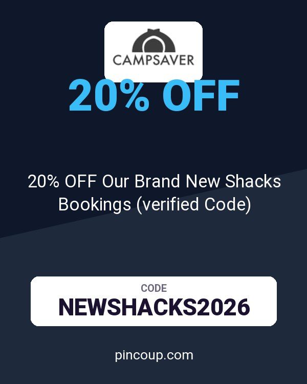 CampSaver.com coupon: 20% OFF Our Brand New Shacks Bookings (verified Code)
