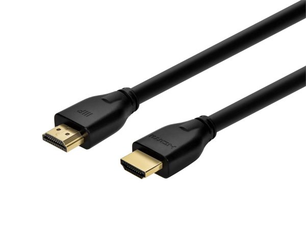 Monoprice 8K Certified Ultra High Speed HDMI Cable - 8K@60Hz, 4K@120Hz, 48Gbps, HDR, VRR, CL2 In-Wall Rated, 20ft, Black