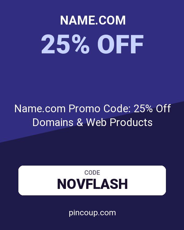 Name.com Promo Code: 25% Off Domains & Web Products