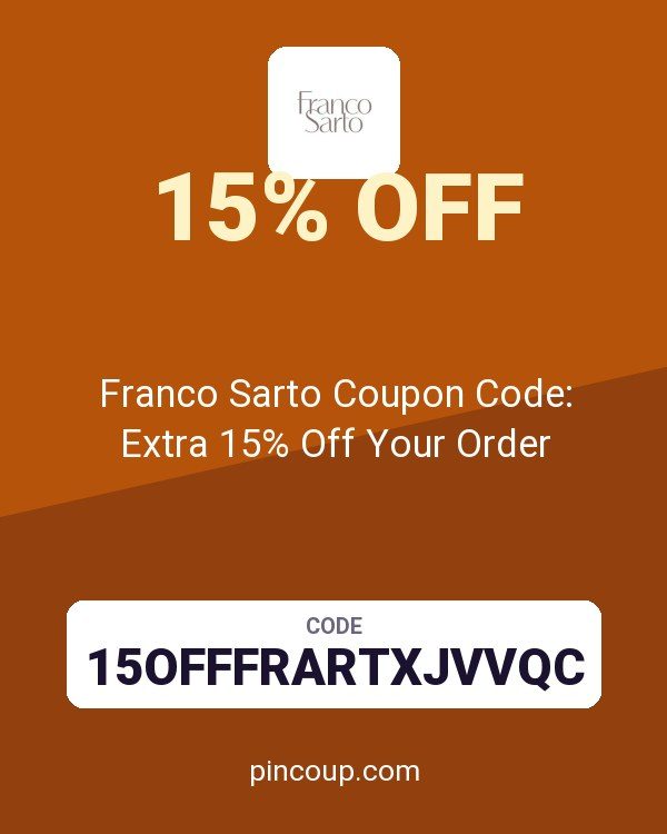 Franco Sarto Coupon Code: Extra 15% Off Your Order