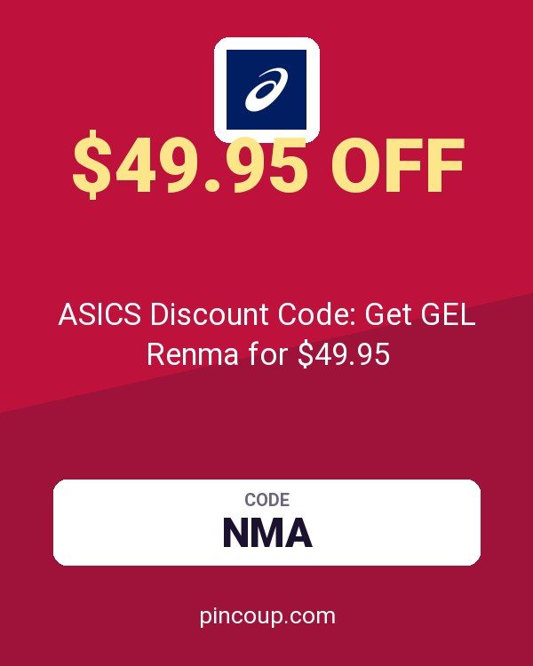 ASICS America coupon: ASICS Discount Code: Get GEL Renma for $49.95
