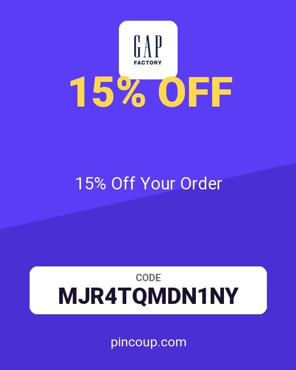 Gap Factory coupon: 15% Off Your Order