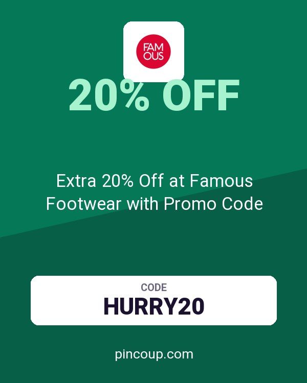 Extra 20% Off at Famous Footwear with Promo Code